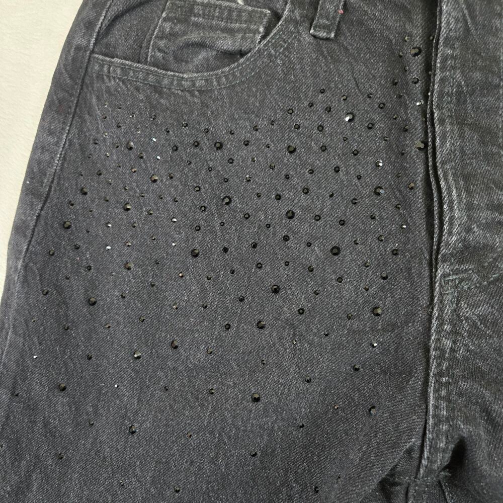 Universal Thread Mid Rise 90s Baggy bedazzled Jeans womens 0R 0640 - Picture 12 of 14